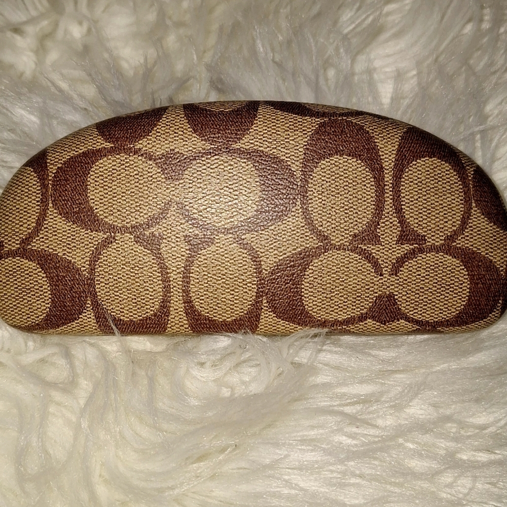 Coach eyeglass case